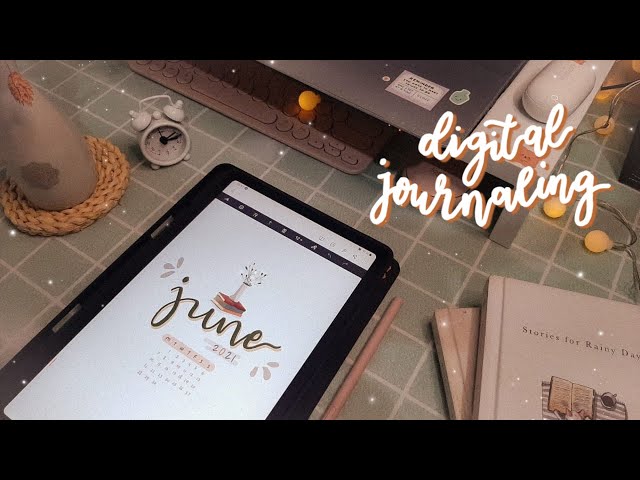 june digital bullet journal with samsung notes app💫 (free stickers!)