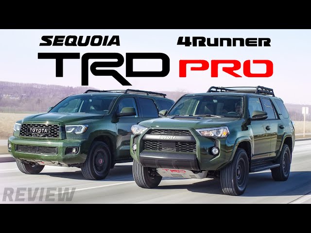 Which TRD Pro is Better? 2020 Toyota Sequoia vs Toyota 4Runner