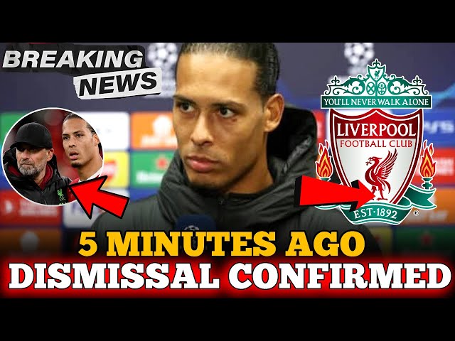 🚨It's out now! Van Dijk Leaving Liverpool? Shocking Transfer Rumor! LIVERPOOL NEWS TODAY