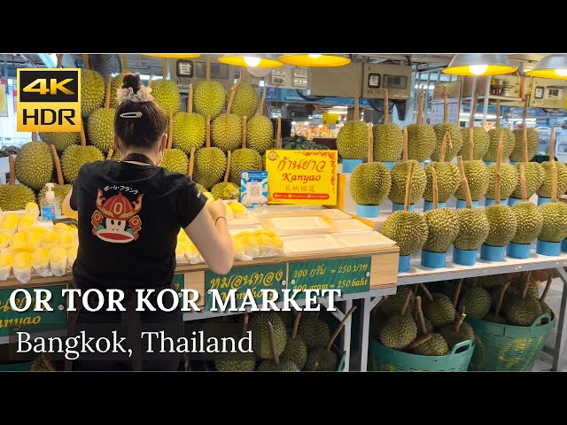 4K HDR| Walk around Or Tor Kor Market (安多哥市場) Chatuchak | June 2022 | ตลาด อตก | Bangkok | Thailand
