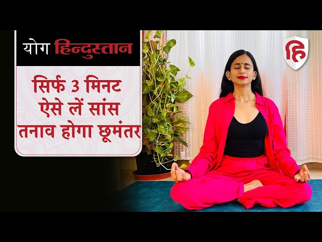 Right way to do Nadi Shodhana Pranayama | Yoga for Stress | नाड़ी शोधन प्राणायाम | Yoga Hindustan