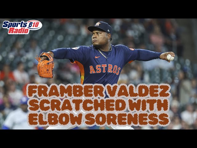 Framber Valdez Scratched From Start Against Rangers With Elbow Soreness