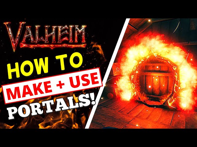 Valheim - How To Make + Use Portals! EASY!