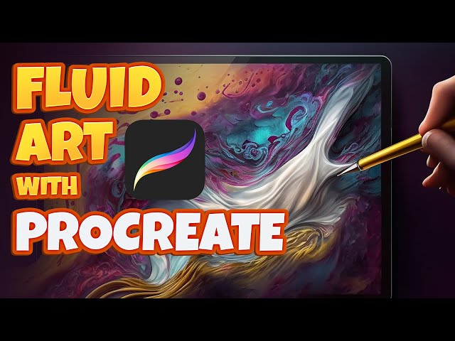 Fluid Art on iPad with Procreate