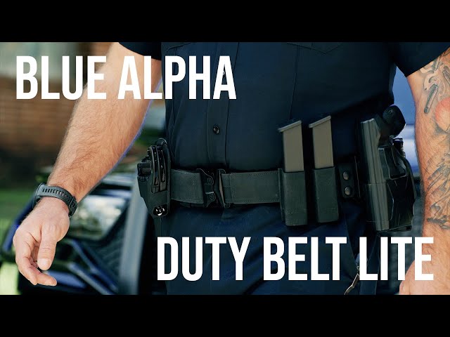 Introducing The Blue Alpha Duty Belt Lite