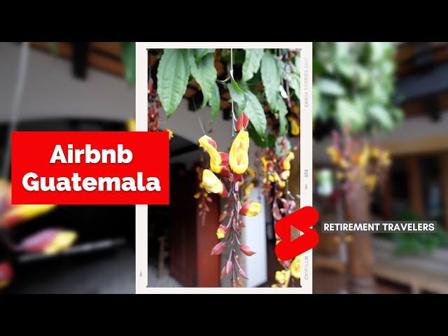BEST AIRBNB EVER!! | Antigua Guatemala Vlog | Retirement Travel #shorts