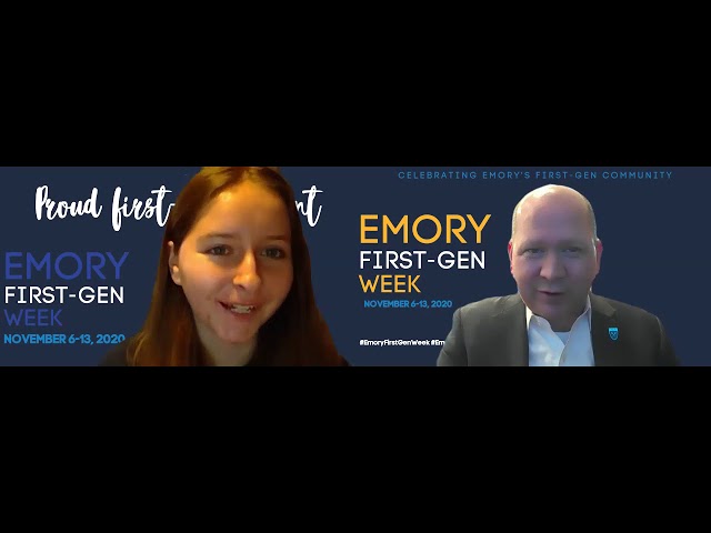 2020 Emory First Gen Week: Interview with Josh Newton