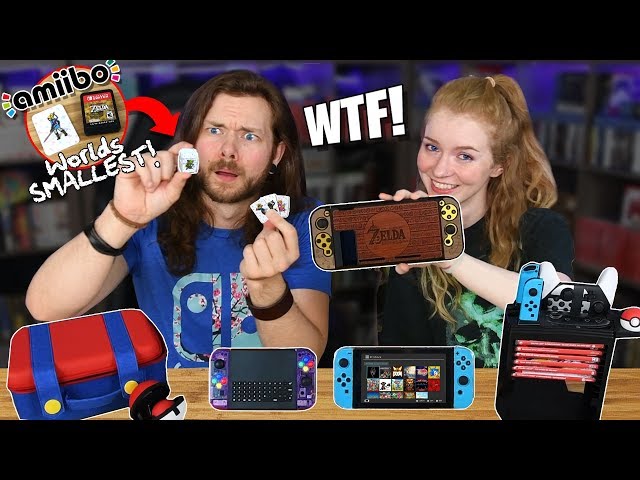 My Girlfriend & I Buy WEIRD Nintendo Switch Accessories!