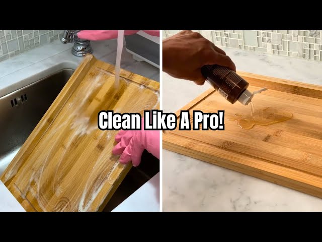How to Clean & Maintain Your Wooden Chopping Board