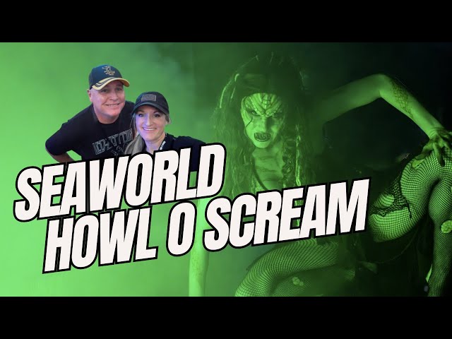 SeaWorld Howl-O-Scream Opening Night | Watch Nikki Walk Through The Haunted Housed!!!