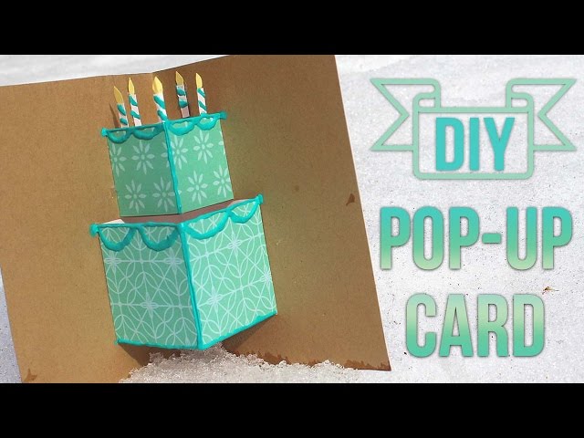 How To Make A Simple Pop-Up Birthday Card 🎂