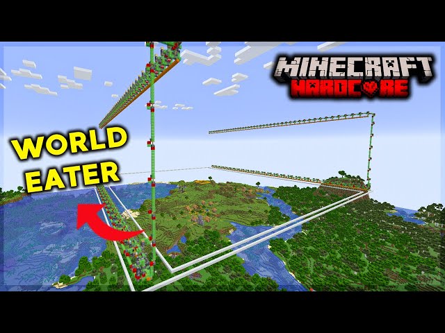 WORLD EATER in Minecraft Hardcore (LIVE)