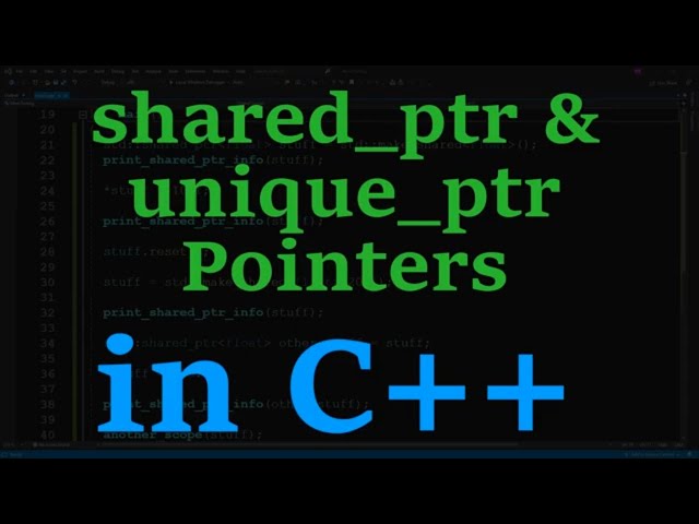 C++ Memory Management Part 2 Modern Pointers, shared, unique