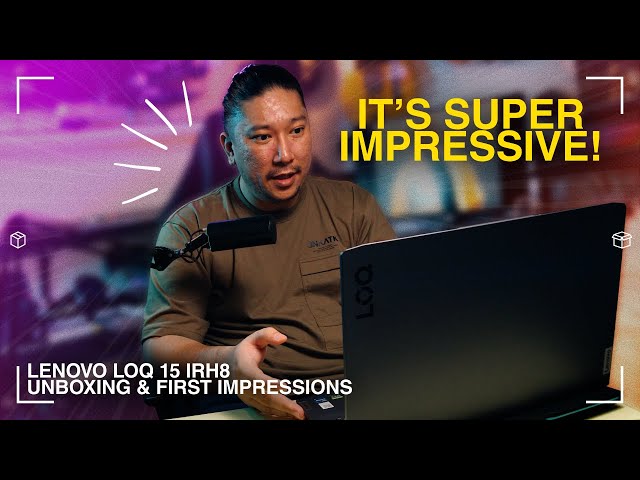 Lenovo's NEW line of gaming laptops! | Lenovo LOQ 15IRH8 Unboxing