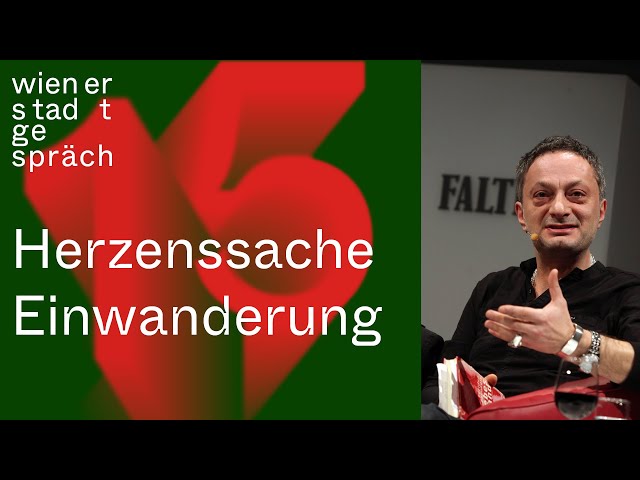 Feridun Zaimoglu: Einwanderung ist Herzenssache | Wiener Stadtgespräch