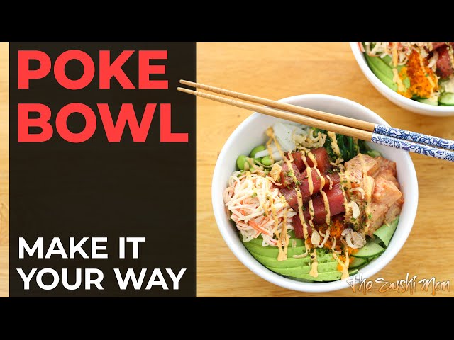 Best POKE BOWL Recipe (Mainland Style) with The Sushi Man
