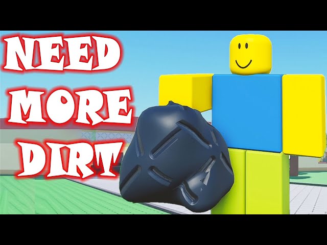 NEED MORE DIRT *How to get ALL Endings and Badges* Roblox