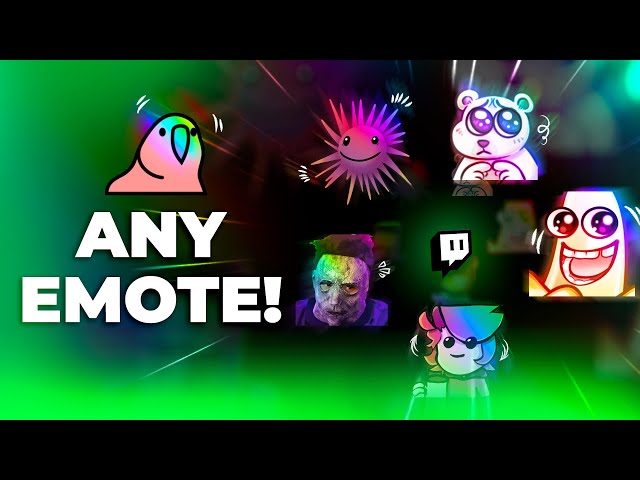 ANIMATE your Twitch EMOTES like Party Parrot (FREE template)