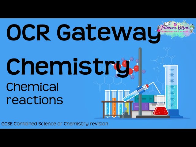 The whole of OCR gateway chemistry topic 3 - Chemical Reactions. GCSE Revision!