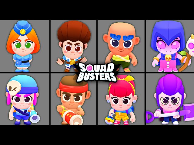 All 27 Baby characters intro Animations! #squadbusters