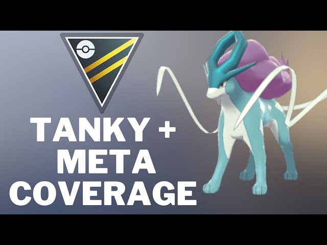 Suicune is TANKY and a META COVERING pokemon in Ultra League
