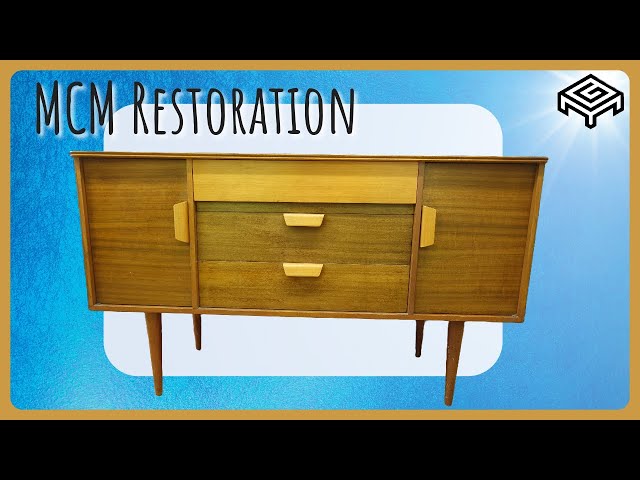 Beautiful mid century sideboard/dresser gets a loving restoration | Furniture Makeover