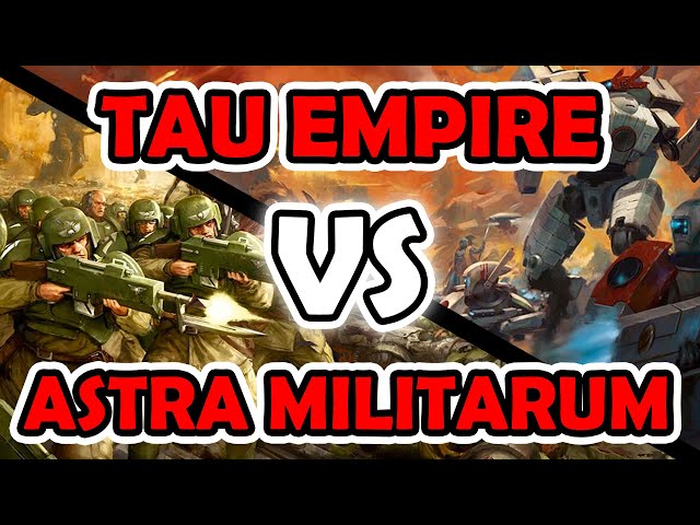 Astra Militarum Vs Tau Empire! | Warhammer 40,000 Battle Report