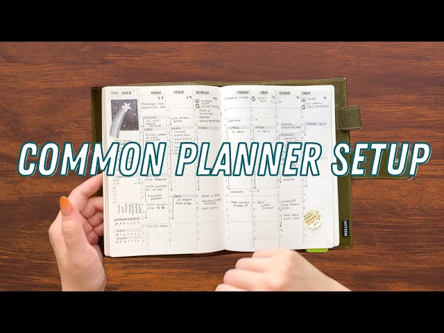 @SterlingInk Common Planner Setup | 2023