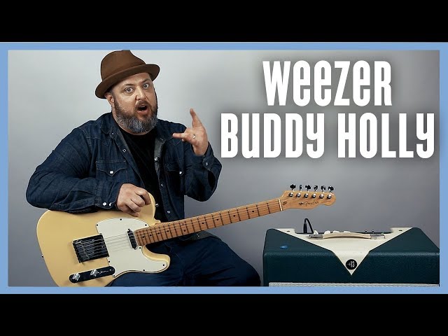 Weezer Buddy Holly Guitar Lesson + Tutorial