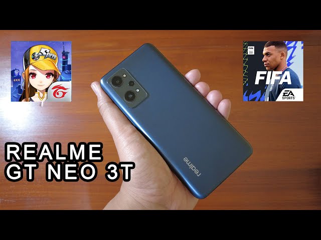Realme GT Neo 3T - Garena Speed Drifters and FIFA Mobile gameplay