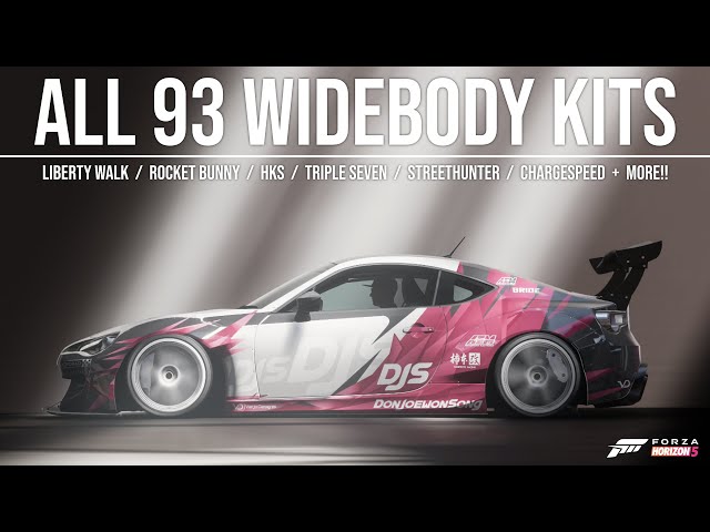 Forza Horizon 5 - All 93 Widebody Kits