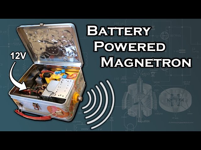 Battery-Powered Magnetron