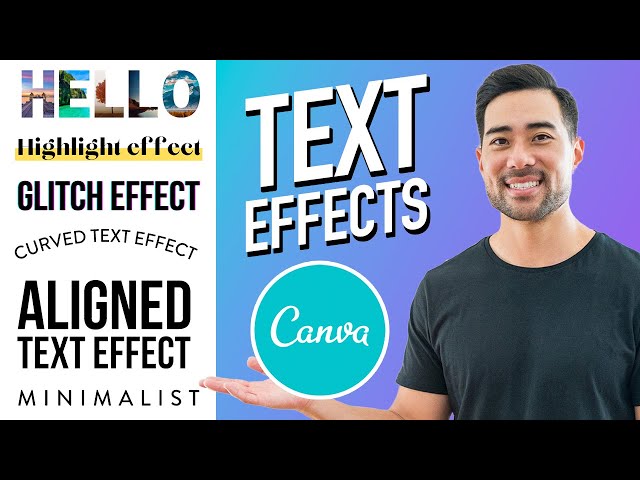 10 AMAZING CANVA TEXT EFFECTS To Level Up Your Designs // Canva Tips and Tricks 2021