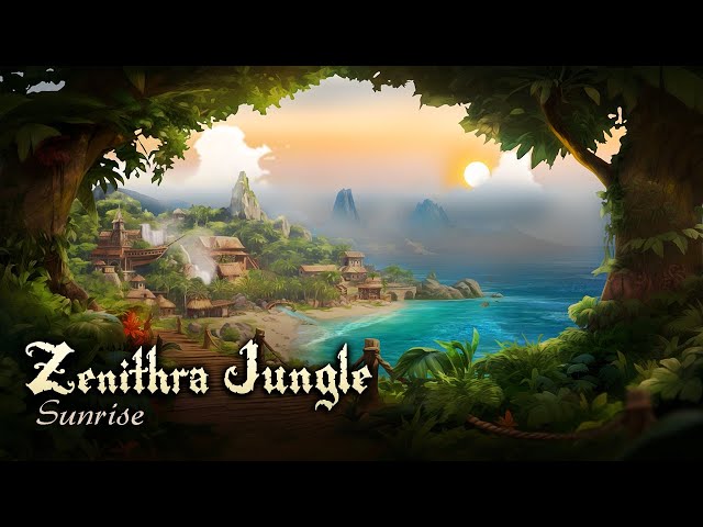 Jungle Ambience: Tropical Sounds of Zenithra | Ambience & Sounds | Sunrise