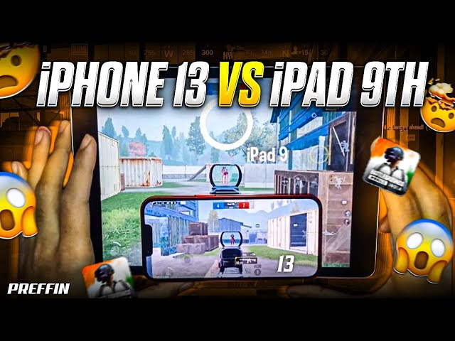 🔥iPhone 13 Vs iPad 9th Gen BGMI Speed + Bullet Test | Which is Better?