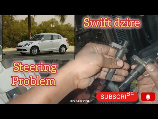 Swift Dzire Steering | टाइट Problem | By Syed #viralvideo #youtubeindiavideo #@Syedcarcare #repair