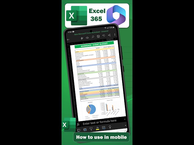 How to use Excel in mobile Hindi/Urdu for Beginners | Excel ko Mobile main kisay use karen.