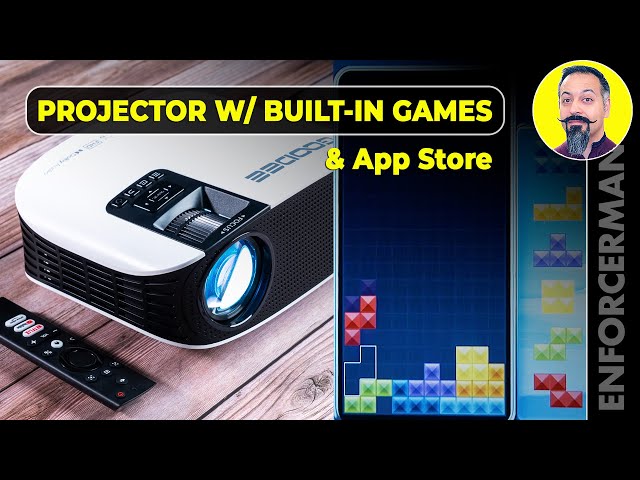 Unleash the fun: Budget FHD Projector with a Free App Store!