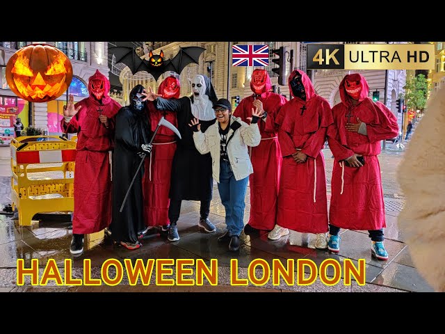 London Halloween Walk Compilation: 31 October 2023 4K25
