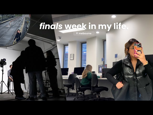 vlog • finals week at swinburne university melbourne