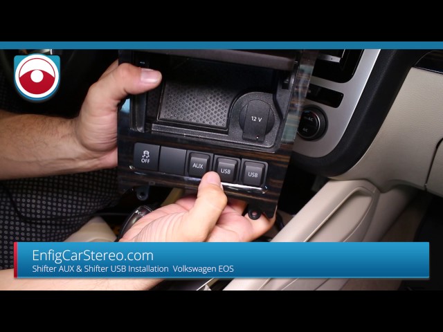 Volkswagen Custom AUX and USB ports
