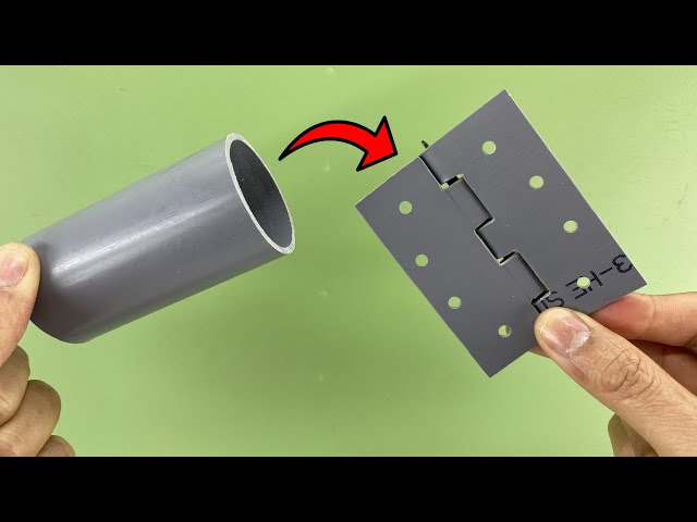 Don't Throw PVC Pipe Away! Make A Door Hinge In Easy Steps | Creation Holic