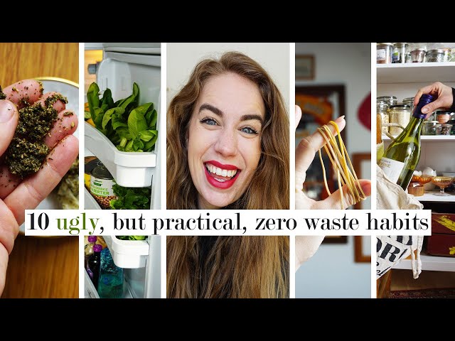 10 ugly sustainability habits pt 3 // realistic zero waste hacks (that are also free)