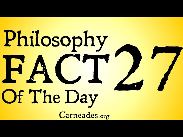 Philosophy Fact of the Day 27 #Shorts