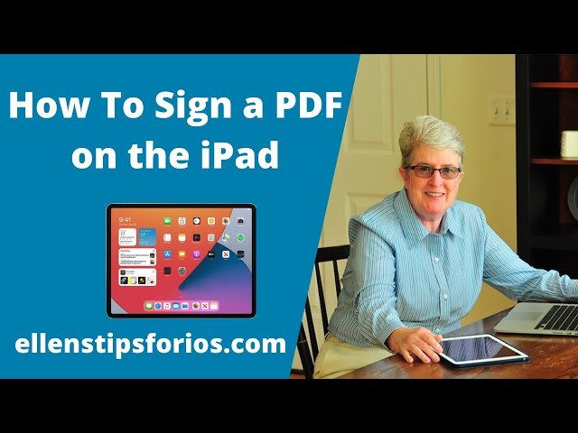 How To Sign A PDF On The iPad