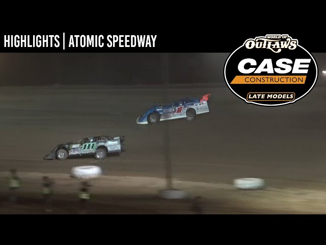 World of Outlaws CASE Late Models at Atomic Speedway April 23, 2022 | HIGHLIGHTS