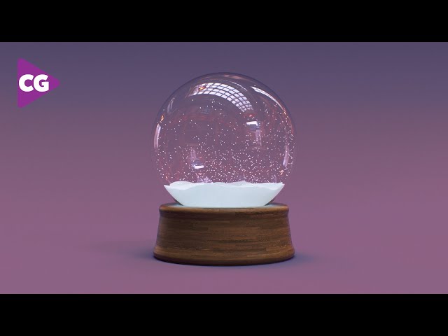 C4D Snow Globe - Cinema 4D Tutorial (Free Project)