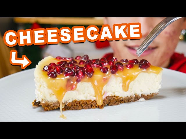 Vianočný cheesecake s medovníkovým základom a slaným karamelom | Viktor Nagy | Vianočné recepty