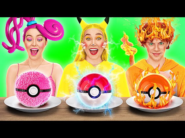 POKEMON FOOD CHALLENGE || Unusual Products You'll Want to Try by 123 GO! GLOBAL