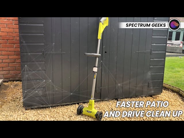 Ryobi Patio Cleaner with Wire Brush // Is it worth getting? // RY18PCA-0